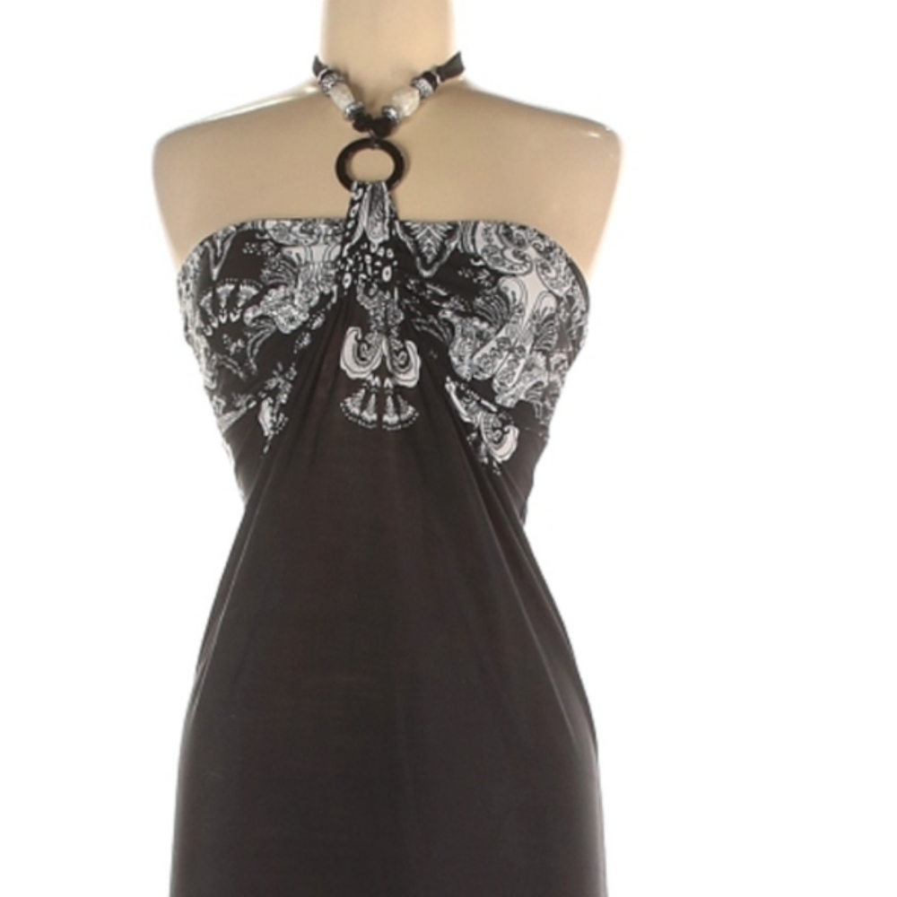 ▪️◻️Black & White West Loop Dress◻️▪️